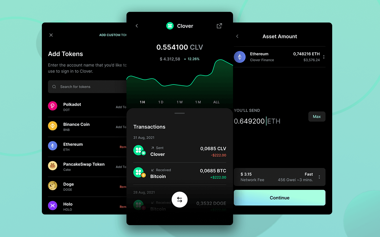 Clover Finance - Crypto Wallet